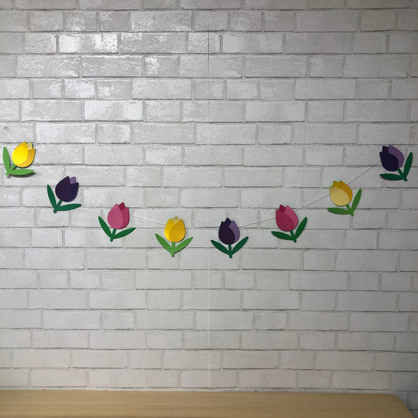 DIY Tulip Garland