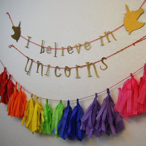 "I Believe In Unicorns" Banner