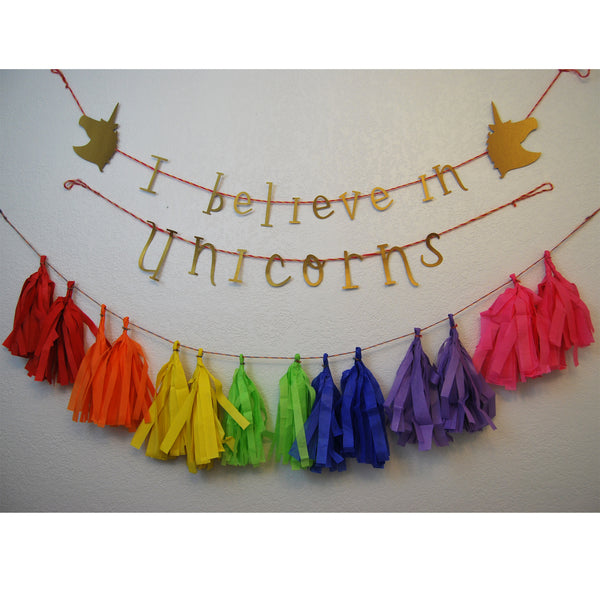 "I Believe In Unicorns" Banner