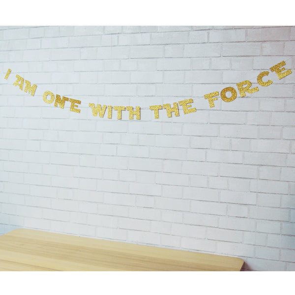 I Am One With the Force Banner