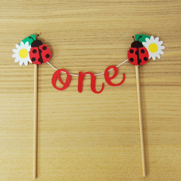 Ladybug Cake Topper