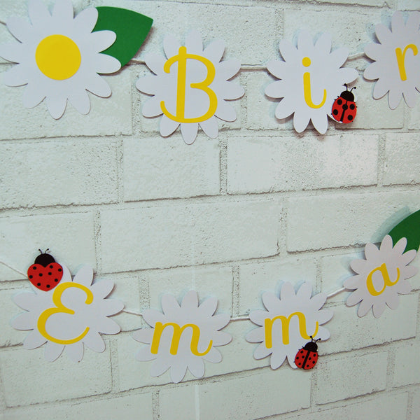 Ladybug Birthday Banner