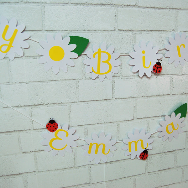 Ladybug Birthday Banner