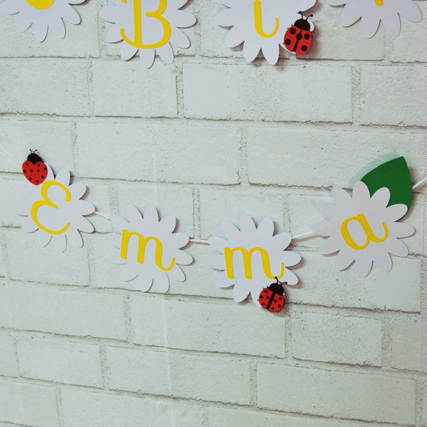 Ladybug Birthday Banner