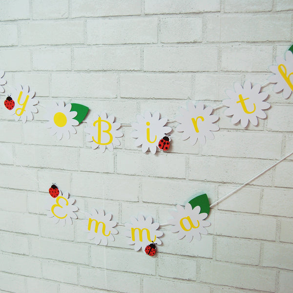 Ladybug Birthday Banner