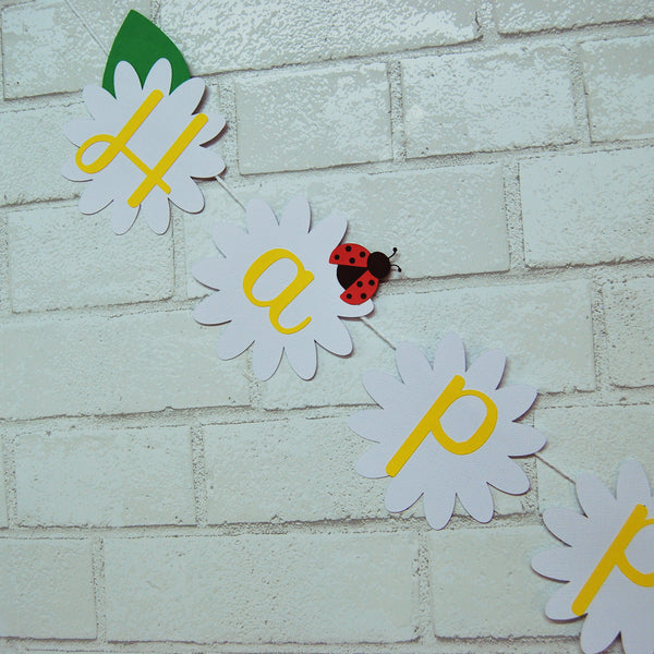 Ladybug Birthday Banner