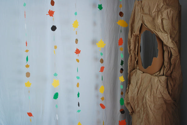 Woodland Leaf and Acorn Garland