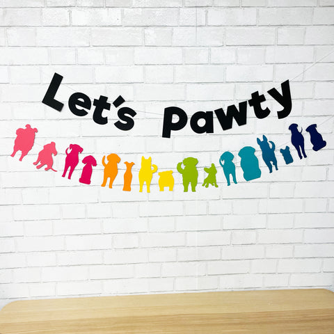 Let's Pawty Banner