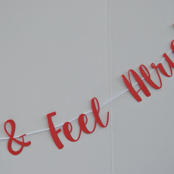 "Let's Get Together And Feel Alright" Reggae Party Banner