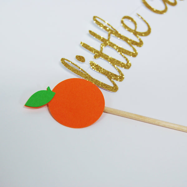 A Little Cutie is on the Way Cake Topper