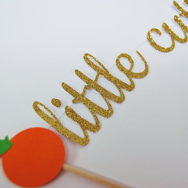 A Little Cutie is on the Way Cake Topper