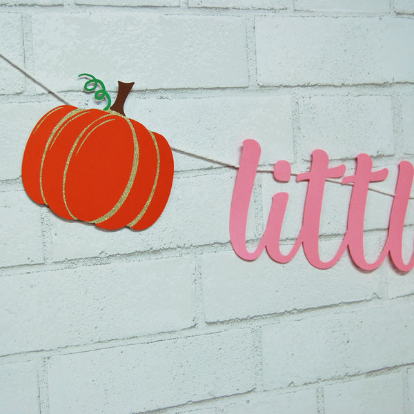 Little Pumpkin Banner