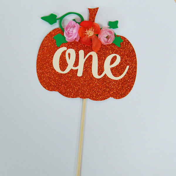 Little Pumpkin Cake Topper