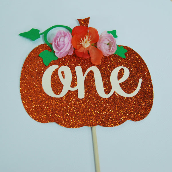 Little Pumpkin Cake Topper