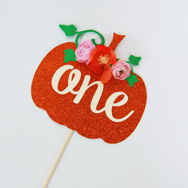 Little Pumpkin Cake Topper
