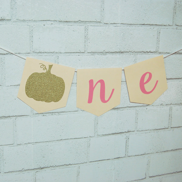 Little Pumpkin Highchair Banner