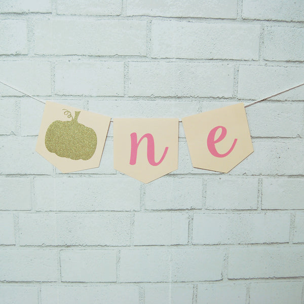 Little Pumpkin Highchair Banner