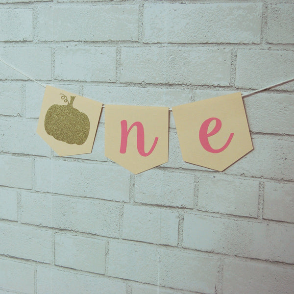 Little Pumpkin Highchair Banner