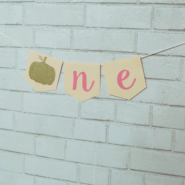 Little Pumpkin Highchair Banner