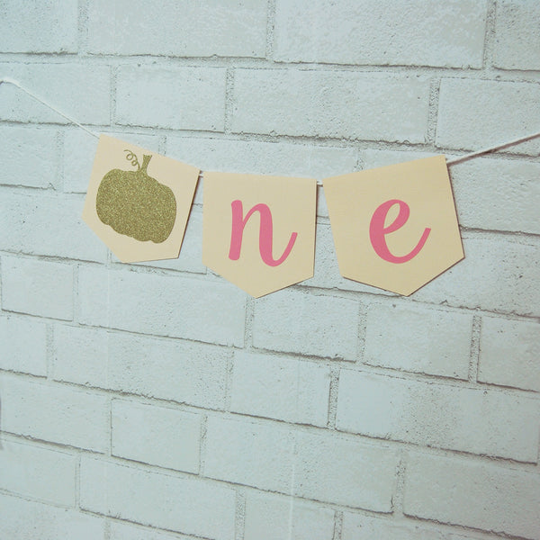 Little Pumpkin Highchair Banner