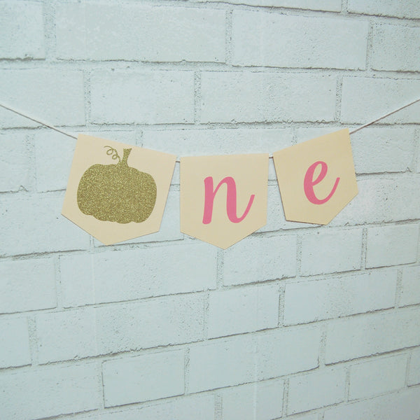 Little Pumpkin Highchair Banner