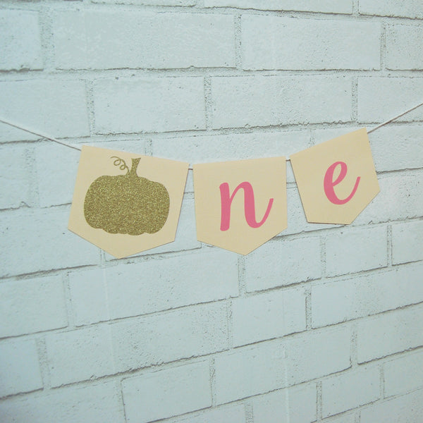 Little Pumpkin Highchair Banner