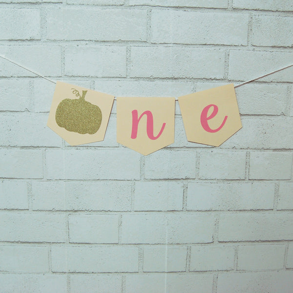 Little Pumpkin Highchair Banner