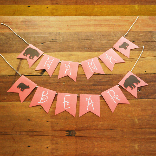 Woodland Baby Shower "Mama to Be" Banner