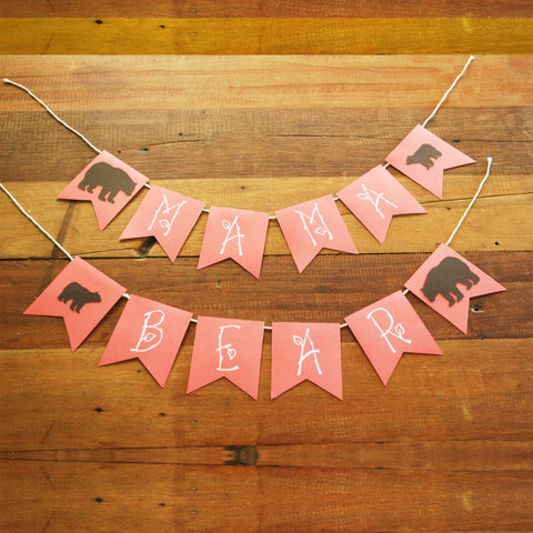Woodland Baby Shower "Mama to Be" Banner
