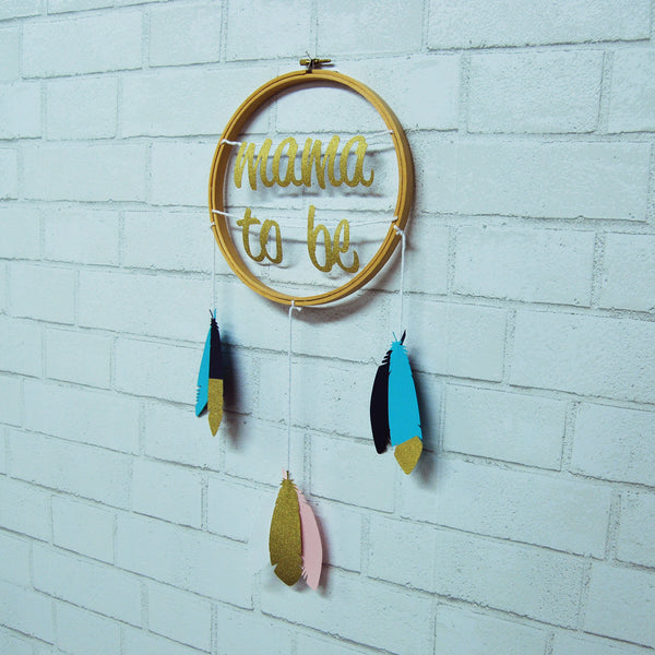 "Mama to Be" Boho Baby Shower Chair Hanger