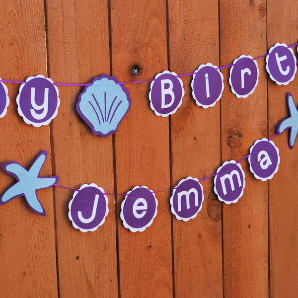 Mermaid Birthday Banner