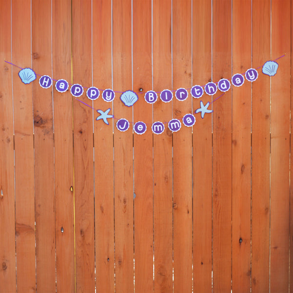 Mermaid Birthday Banner