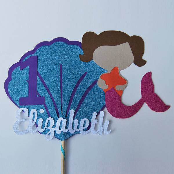 Mermaid Cake Topper