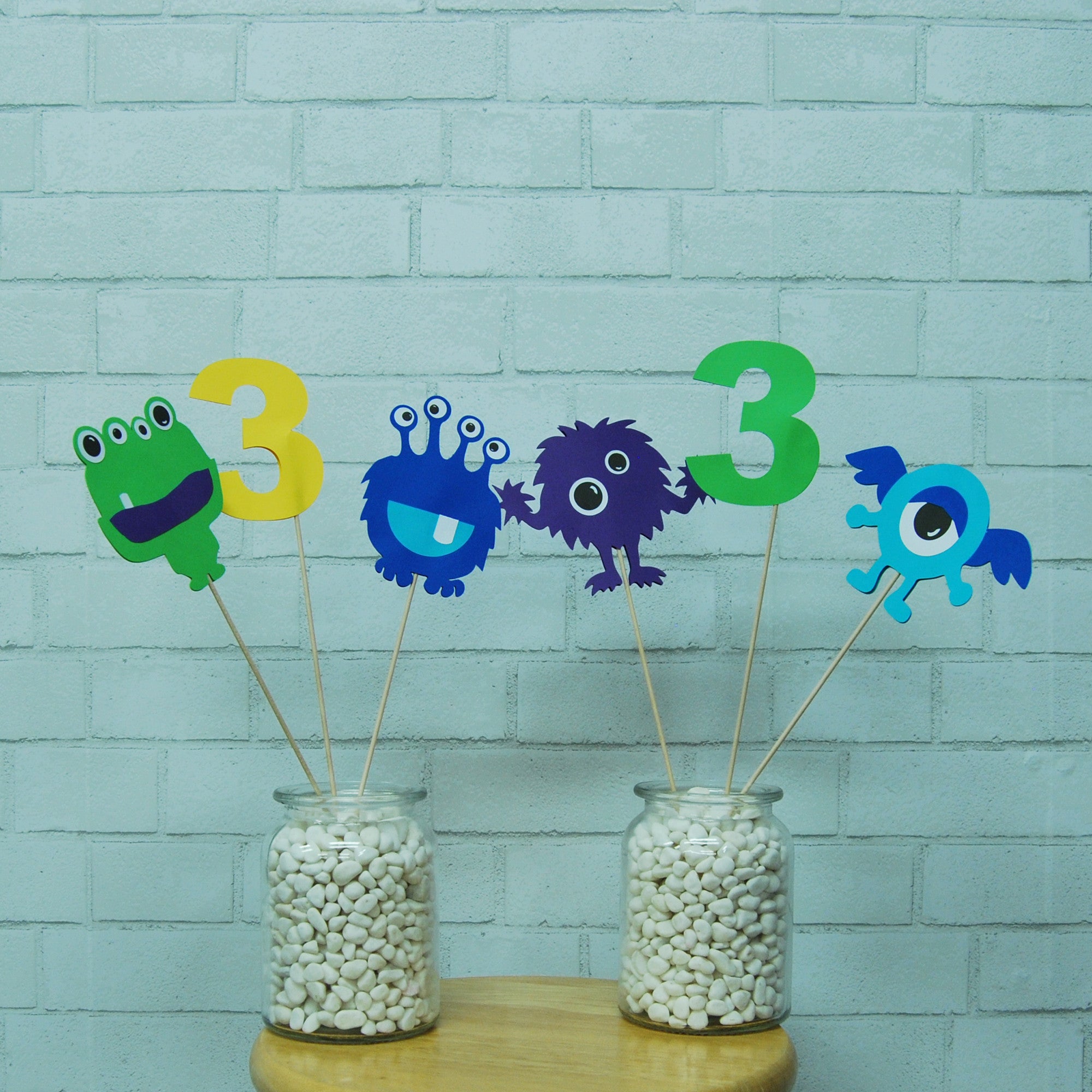 monsters inc birthday party decorations Monster Centerpiece – PartyAtYourDoor