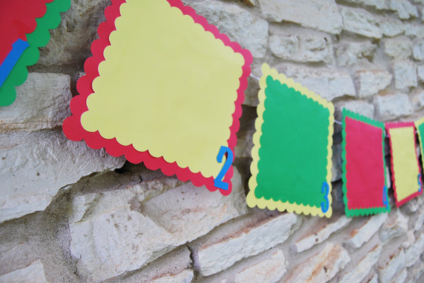 Monthly Photo Birthday Banner