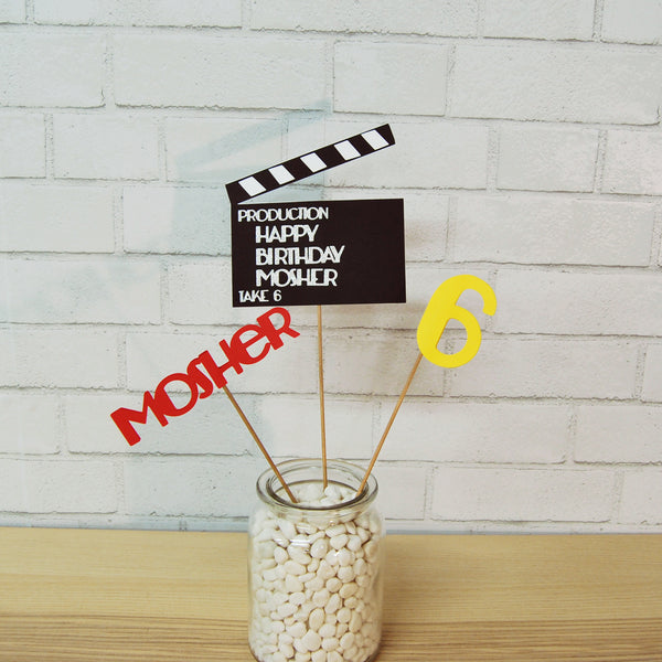 Movie or Drive-In Movie Party Centerpiece