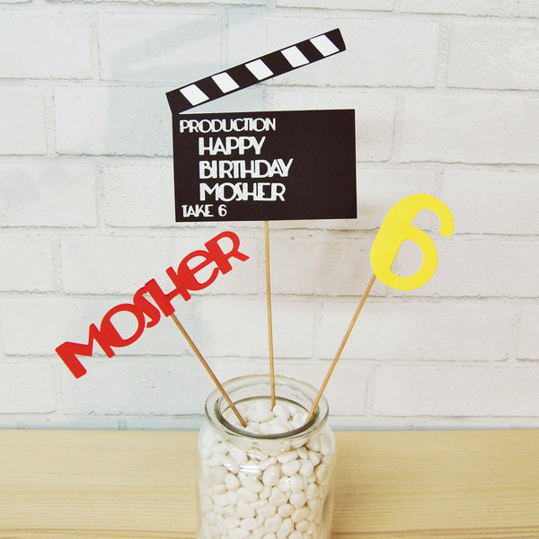 Movie or Drive-In Movie Party Centerpiece