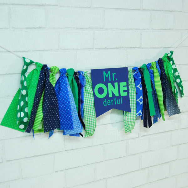 Mr.Onederful High Chair Banner