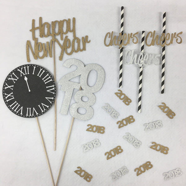 2020 "Cheers To A New Year" New Year's Eve Party Bundle