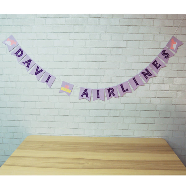 Airline Name Banner