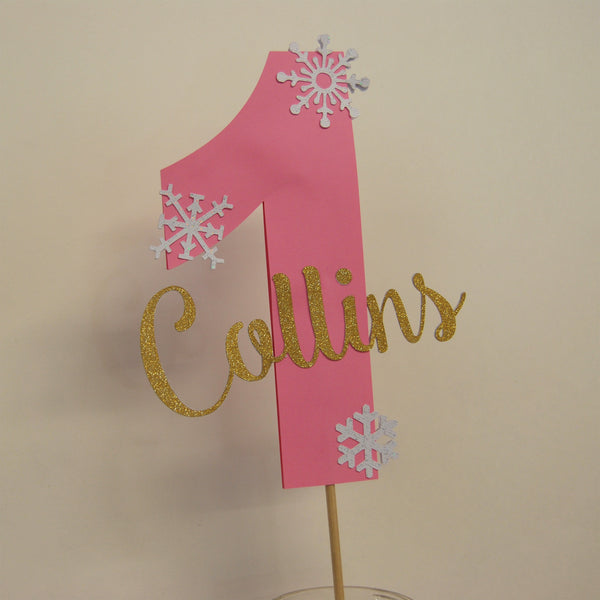 Winter ONEderland Centerpiece