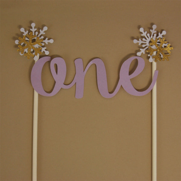 Winter ONEderland Cake Topper