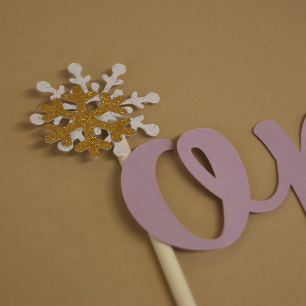 Winter ONEderland Cake Topper