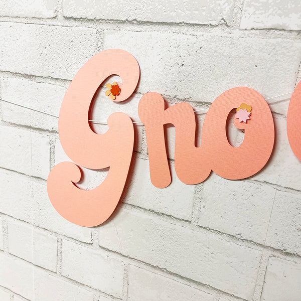 "One Groovy Baby" Banner