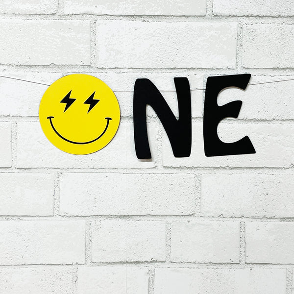 One Happy Dude ONE High Chair Banner