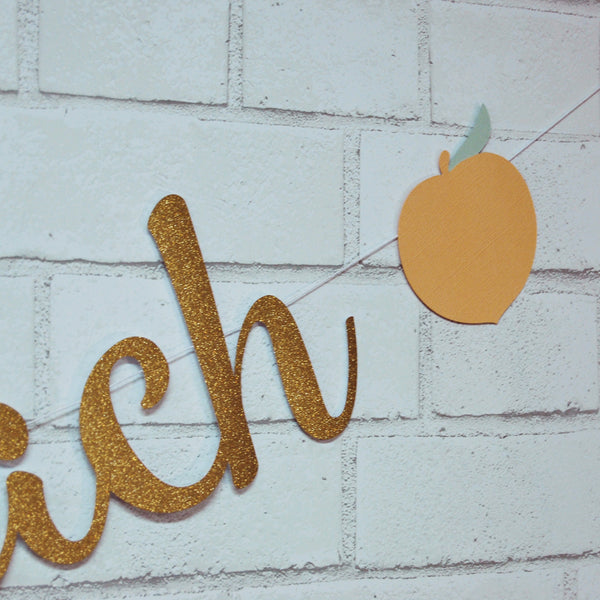 One Sweet Peach Banner