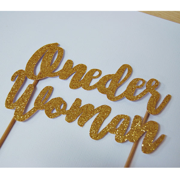 Oneder Woman Cake Topper