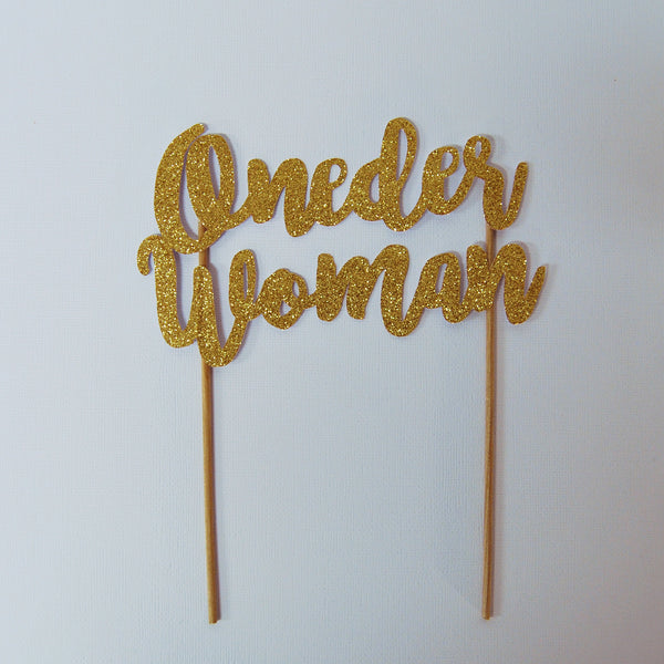 Oneder Woman Cake Topper
