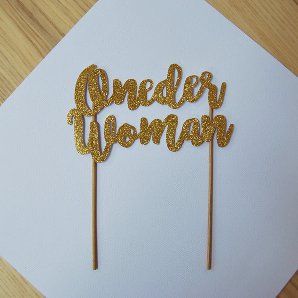 Oneder Woman Cake Topper