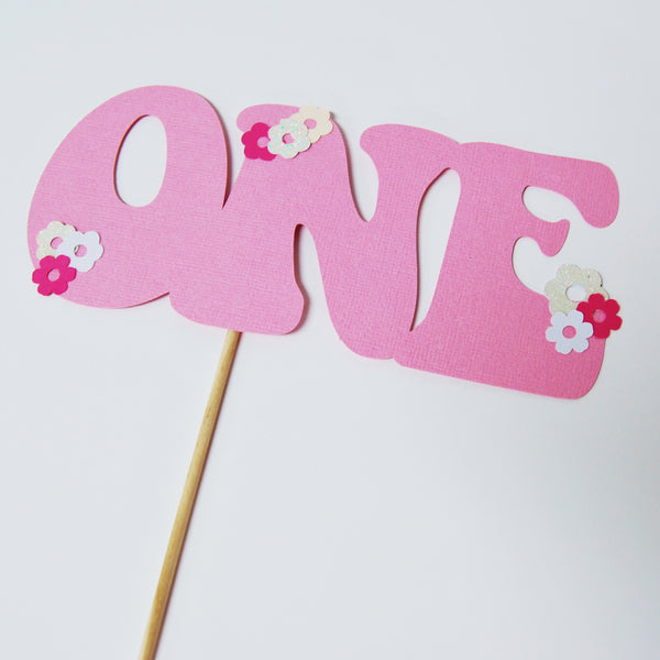 Onestock "ONE" Cake Topper